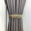 Novas Alças de Cortina Estilo Escandinavo Ins de Luxo Acessível Fivelas Criativas de Mola de Metal Alças Simples para Franzir