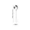 Serie 1010 Vajilla de Acero Inoxidable Cuchillo y Tenedor para Bistec Cuchara Pala para Pastel Cuchillo para Mantequilla Café Helado Cuchara para Hielo Piezas Comunes