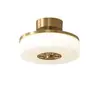 Nueva luz de balcón de estilo chino totalmente de cobre, luz para pasillo y recibidor, lámpara de techo pequeña minimalista nórdica para dormitorio, luz para pasillo de entrada