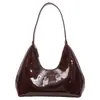 Bolso para Mujer 2026 Nuevo Modelo Charol Brillante Diseño de Nicho de Alta Gama Bolso de Hombro a la Moda para Viajar