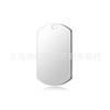 Suministro directo de fábrica placa de identificación para perro de acero de titanio placa de acero inoxidable en blanco material para grabado láser colgante de collar tarjeta para mascota