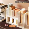 Dispensador de Copos Descartáveis, Dispensador de Água de Mesa de Alta Qualidade, Caixa de Armazenamento de Copos de Café e Chá à Prova de Poeira, Suporte de Armazenamento