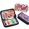 Kit de Costura Doméstico Bolsa Mini com 10 Peças Ferramentas de Costura e Reparo Multifuncionais e Convenientes Caixa de Costura Atacado de Fábrica