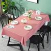 Toalha de Mesa Estampada Personalizada pelo Fabricante Impermeável e à Prova de Óleo Sem Lavagem Toalha de Mesa de Hotel Capa de Mesa Multifuncional de PVC