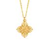 Collar Vajra Plata Esterlina 925 Lujo Ligero Alto Sentido Cruciforme Cadena Clavícula Trébol de Cuatro Hojas de la Suerte Colgante para el Día de la Madre