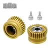 Kit de Engranaje de Alimentación Extrusor de Acero con Doble Rodamiento DLC de Actualización Chuangxiang K1/K1C/Ender3V3