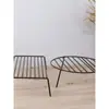 Trípode para Estufa Camping al Aire Libre Puesto Olla Caliente Picnic Estufa de Carbón Estufa de Fuego de Carbón Olla Vieja de Hierro Trípode Soldado con Varilla de Acero