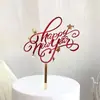 Direitos Autorais Cross-Border 2027 Decoração de Bolo de Acrílico de Ano Novo Feliz Ano Novo Topper de Bolo para Festa de Ano Novo