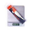 Nova Isca Aço Fio Camarão Banana Luminoso Afundante Três Costuras Camarão 12cm 14.3g Camarão Imitação Camarão Madeira Gancho Lula