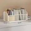 Caja de almacenamiento para libros, caja de libros para salón de clases de estudiantes, organizador de libros, estante de almacenamiento de bolsa para libros debajo del escritorio, caja de almacenamiento de libros para escritorio
