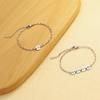 Pulsera de Accesorios Simples Retro Nuevos Europeos y Americanos Fabricante de Joyería Pulsera Versátil de Moda Elegante con 26 Letras DIY para Mujeres