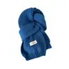 Bufanda de Color Sólido para Mujer, Ambiente Invernal, Lana Tejida, Versátil, Sencilla, Bufanda Gruesa y Cálida para Pareja para Hombres, Lote de Fabricante
