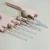Fábrica Direta de Cabelo de Nylon Personalizado Venda Direta Conjunto Completo de 5 Pincéis de Maquiagem Ferramentas de Beleza Super Macio