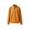 Sudadera Nueva Otoño/Invierno para Hombre Manga Larga Capa Base Tejido Gofrado Lyocell Media Cremallera Mantener Caliente Top Diario