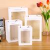 Bolsa de Papel con Ventana para Regalo del Día de San Valentín Chino, Bolsa de Regalo Transparente con Ventana para Flores, Caja de Regalo de Mano