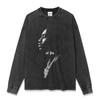 Camiseta de manga corta con estampado de Lil Tjay y sudadera con capucha de cuello redondo grueso, estilo retro transfronterizo estadounidense