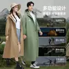 Capa de Chuva Veículo Elétrico Bateria Motocicleta Longa Corpo Inteiro Poncho à Prova de Chuva Masculino Adulto Roupa Externa Especial para Ciclismo Feminino