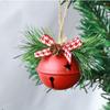 Adornos navideños transfronterizos de cuerda de cáñamo, campanas de hierro de Amazon, accesorios de bayas rojas, adornos para árboles de Navidad.