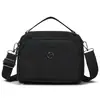 Elegante bolso cruzado de nailon para mujer, con múltiples compartimentos, diseño ligero y forma cuadrada casual, perfecto para llevar un teléfono