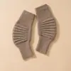 Al por mayor transfronterizo Otoño e Invierno Nuevas Rodilleras Tejidas 100% Cachemira Pura para Hombres y Mujeres, Leggings y Rodilleras Gruesos y Cálidos