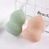 Esponja de Maquillaje Limpiadora de Huevo Espumoso de Agujero Grueso Herramienta de Belleza Color Personalizado Logotipo