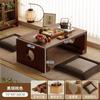 Mesa de Mirador de Madera Maciza, Mesa de Té Pequeña para Uso Doméstico, Mesa de Té para Dormitorio, Mesa de Cama Tatami Estilo Japonés, Mesa Pequeña para Cama