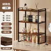 Organizador de cosméticos de madera maciza, tocador de escritorio, almacenamiento multicapa para productos de cuidado de la piel, labiales y perfumes, estante escalonado