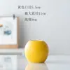 Em estoque flor artificial vaso pequeno buquê de flor artificial flor seca ao vento decoração criativa para casa vaso bola vaso de flor de cerâmica