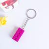 Llavero de Bloques de Construcción de Colores 2*4 Llavero Granular Colgante Personalidad Simple Adornos Colgantes Decorativos para Bolsos Regalos Pequeños