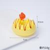 Pegatinas de refrigerador de dona de simulación de alto rebote de PU decoración creativa para el hogar comida de simulación juego postre