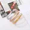 Pulsera H Aijia 6mm Pulsera de Acero Inoxidable para Mujer, No se Desvanece, Cadena de Pulsera de Moda Joyería al por Mayor, Popular en Europa y América, Transfronterizo