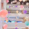 Aniversario de Apertura Ambiente de Celebración Evento Día de la Mujer Centro Comercial Decoración Joyería Arreglo de Bolas Colgantes de Techo
