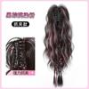 Trenza Boxeadora Cola de Caballo Alta Cabello de Simulación Mechas Teñidas Spice Girl Ondas de Agua Pinza de Agarre Cola de Caballo Cascada Semi Recogido Color Cola de Caballo Trenza