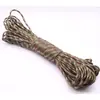 Venda Direta de Fábrica Em Estoque Corda Paracord de 7 Fios 4mm Multifuncional para Exterior Escalada Emergência Sobrevivência Corda de Tração Corda de Mão Tecelagem