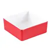 Tazón para condimentos de melamina imitación porcelana restaurante tienda de hotpot plato cuadrado para condimentos plato para vinagre plato para mojar plato para snacks vajilla comercial de plástico