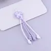 Chaveiro de Corda Colorida Artesanal Pingente de Franja Criativo Moderno Acessório para Carro Bolsa Disponível em Várias Cores