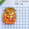 2025 Nueva Cocina China Hot Pot Comida y Juego de Simulación Pegatinas para Refrigerador Resina DIY Accesorios de Pegatinas para Refrigerador Outlet de Fábrica