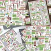 32 Pegatinas de Anatomía Muscular Humana, Enciclopedia del Conocimiento Médico, Pegatinas para Ajuste de Postura, Notas Autoadhesivas para Cuaderno, Pegatinas de Pared