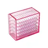 Caja de Almacenamiento para Pestañas Postizas Camelia Injertadas Caja de Almacenamiento de Pestañas de Cinco Niveles Caja de Almacenamiento para Pestañas Postizas Acrílicas Disponible en Múltiples Colores