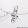 Ins diseño estilo coreano llavero de plata DIY hecho a mano para bolsa colgante de cuentas adorno material accesorios