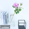 Flores Artificiales 2 Cabezas Rosa Tela de Seda Flores Falsas Decoración del Hogar Guía de Pasillo Techo de Salón de Bodas Material Floral Venta al Por Mayor