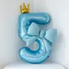 Tela Colgante para el Primer Cumpleaños de Niño, Escena de Pastel y Globos, Decoración, Ambiente, Accesorios para Fotos, Set de Fiesta