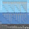 Sonda de Medición para Indicador de Carátula, Punta Plana de Medición, Sonda de Medición para Altímetro, Punta de Medición para Medidor de Altura, Punta de Medición para Micrómetro