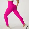 Calça de yoga feminina sem costura, de cintura alta, que levanta o bumbum e afina a silhueta, perfeita para corrida, fitness e treinos, com elasticidade aprimorada