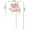 Bandera para Silla de Comedor del Primer Cumpleaños del Bebé, Decoraciones para Fiesta de Cumpleaños, Adornos para Pastel, Bandera para Pared de Fotos, Guirnalda de Número Uno, Corona, Sombrero