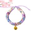 Collar estilo japonés de dibujos animados con campana y estilo Joyería hecha a mano Collar para perro gato mascota