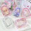 Bolsa para Alivio del Dolor Sentado Labubu 15cm Cruzada Bolsa Portabebés Muñeco de Peluche de Dibujos Animados Funda Protectora Bolsa de Almacenamiento Pop Mart