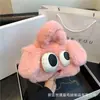 Bolsa de Pelúcia Transfronteiriça Nova Outono e Inverno Bolsa Tote Filhote de Cachorro Fofo de Olhos Grandes Ombro Transversal Transversal Bolsa Filhote de Cachorro
