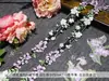 Encaje Glicina Iris Accesorios Bordado Pesado Bordado Manga Cuello Dinastía Han Borde de Cortina de Organza DIY