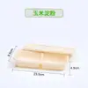 Caja de Almuerzo Desechable de Almidón de Maíz Caja de Almuerzo Biodegradable para Llevar Caja de Almuerzo Empaquetada Bol para Sopa Base de Almidón